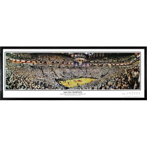 Miami Heat "2006 Nba Champions" - 13.5"x39" Standard Black Frame