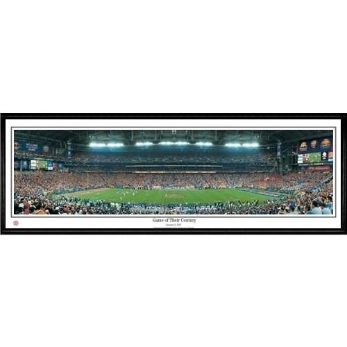 Florida Gators "game Of Their Century" - 13.5"x39" Standard Black Frame