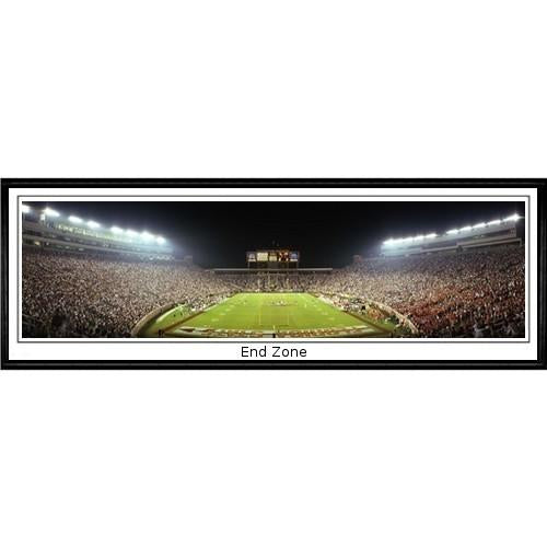 Florida State Seminoles "end Zone" - 13.5"x39" Standard Black Frame