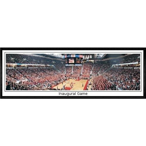 Maryland Terrapins "inaugural Game" - 13.5"x39" Standard Black Frame