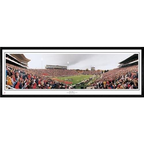 Mississippi Rebels "ole Miss" - 13.5"x39" Standard Black Frame