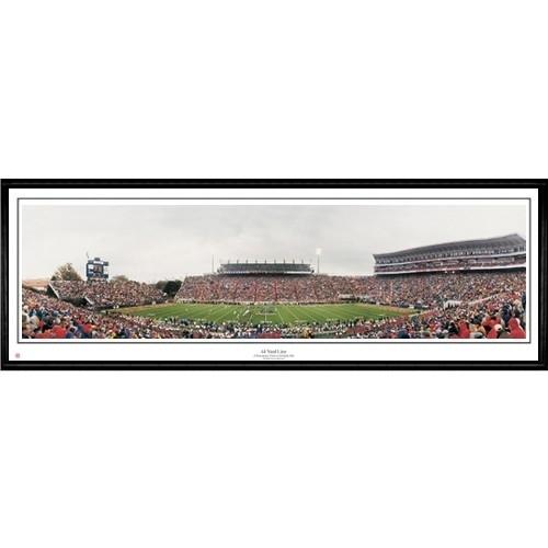 Mississippi Rebels "44 Yard Line" - 13.5"x39" Standard Black Frame