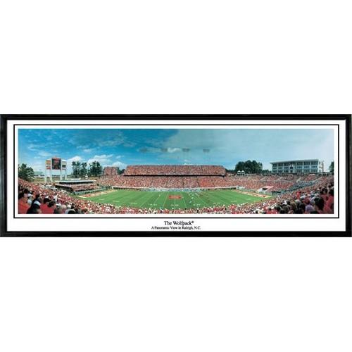 North Carolina State Wolfpack "the Wolfpack" - 13.5"x39" Standard Black Frame