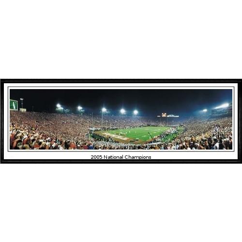 University Of Texas "2005 National Champions" - 13.5"x39" Standard Black Frame