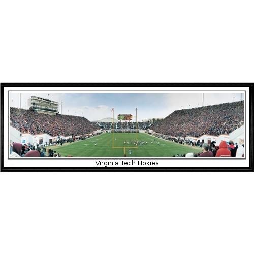 Virginia Tech "virginia Tech Hokies" - 13.5"x39" Standard Black Frame