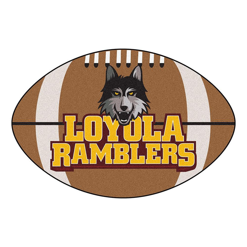Loyola Illinois Ramblers Ncaa Football Floor Mat (22"x35")