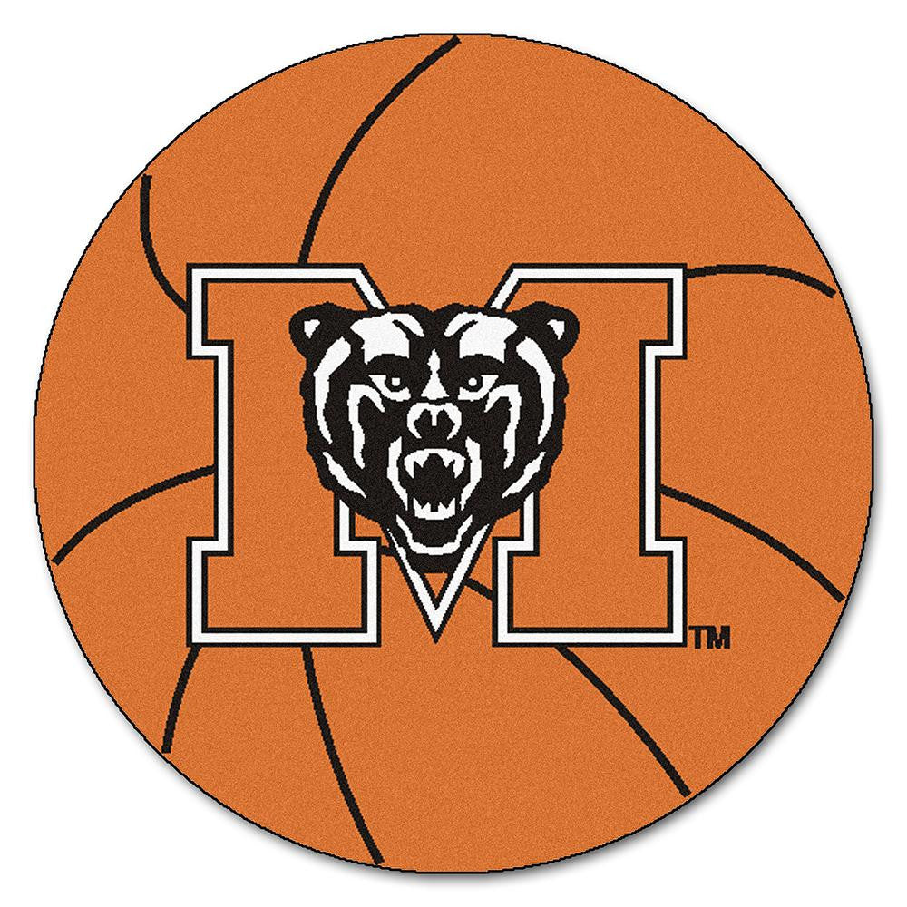 Mercer Bears Ncaa "basketball" Round Floor Mat (29")