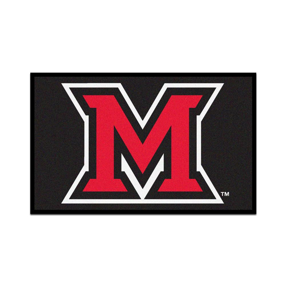Miami Ohio Redhawks Ncaa "ulti-mat" Floor Mat (5x8')