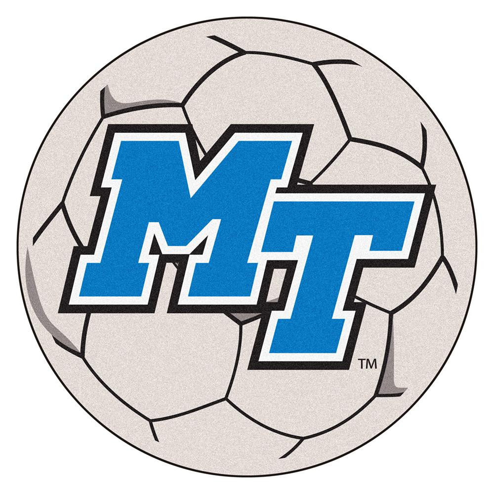 Middle Tennessee State Blue Raiders Ncaa "soccer Ball" Round Floor Mat (29")