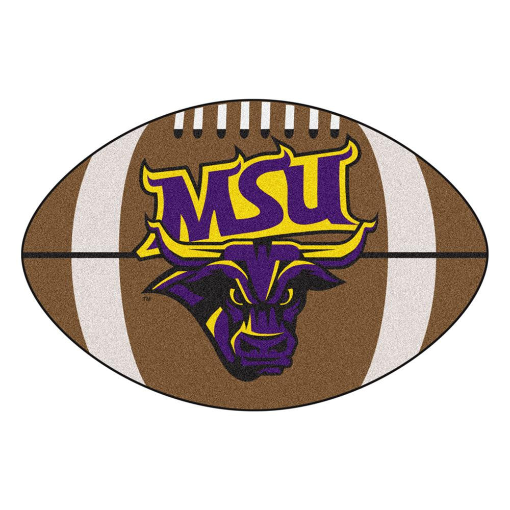 Minnesota State Mankato Mavericks Ncaa Football Floor Mat (22"x35")