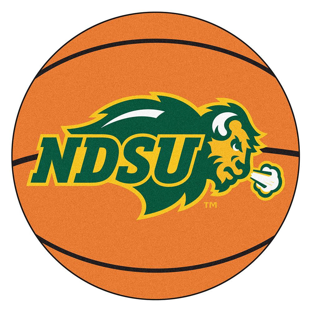 North Dakota State Bison Ncaa "basketball" Round Floor Mat (29")