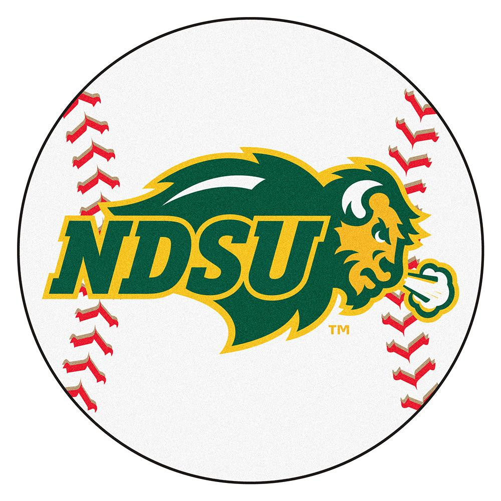 North Dakota State Bison Ncaa "baseball" Round Floor Mat (29")