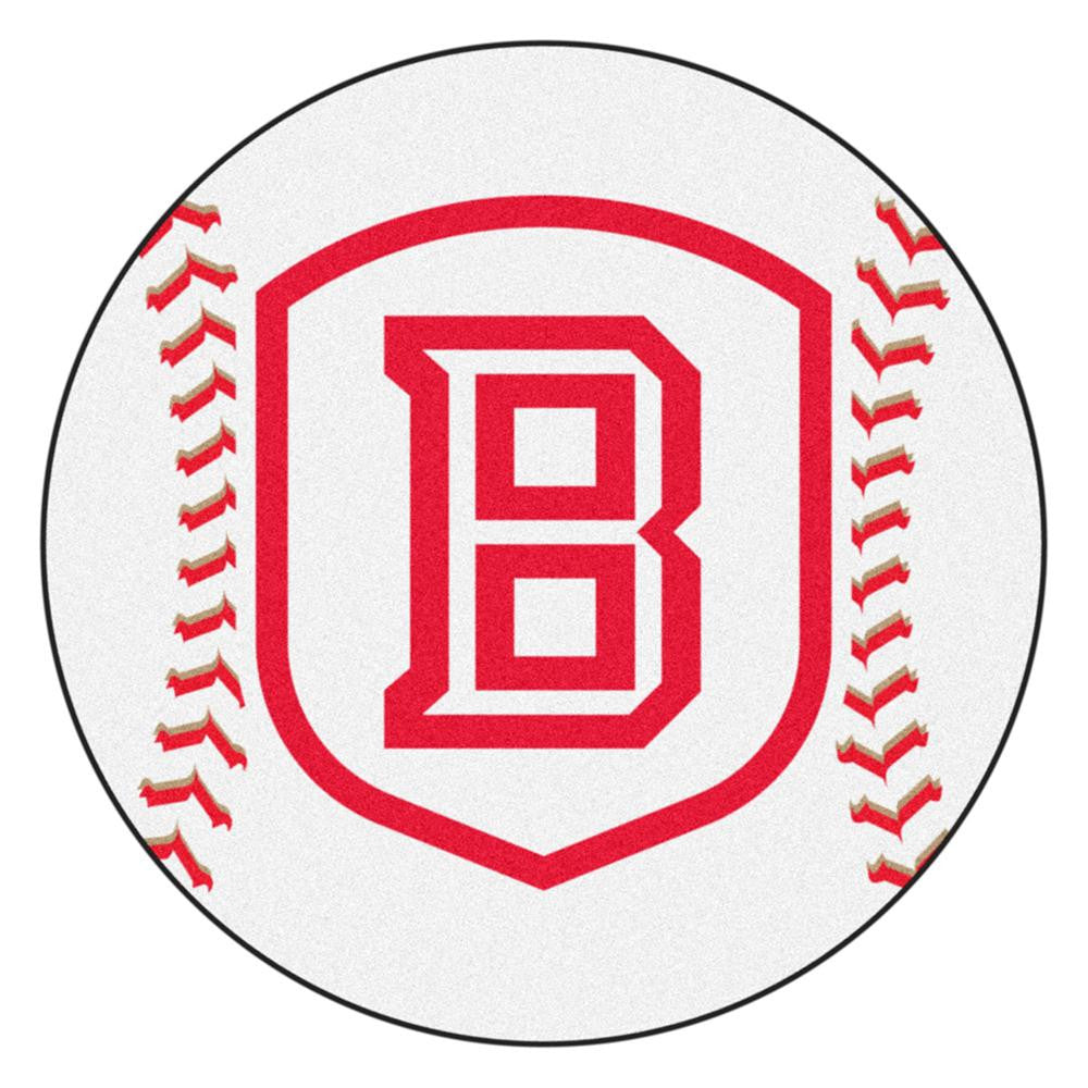 Bradley Braves Ncaa "baseball" Round Floor Mat (29")
