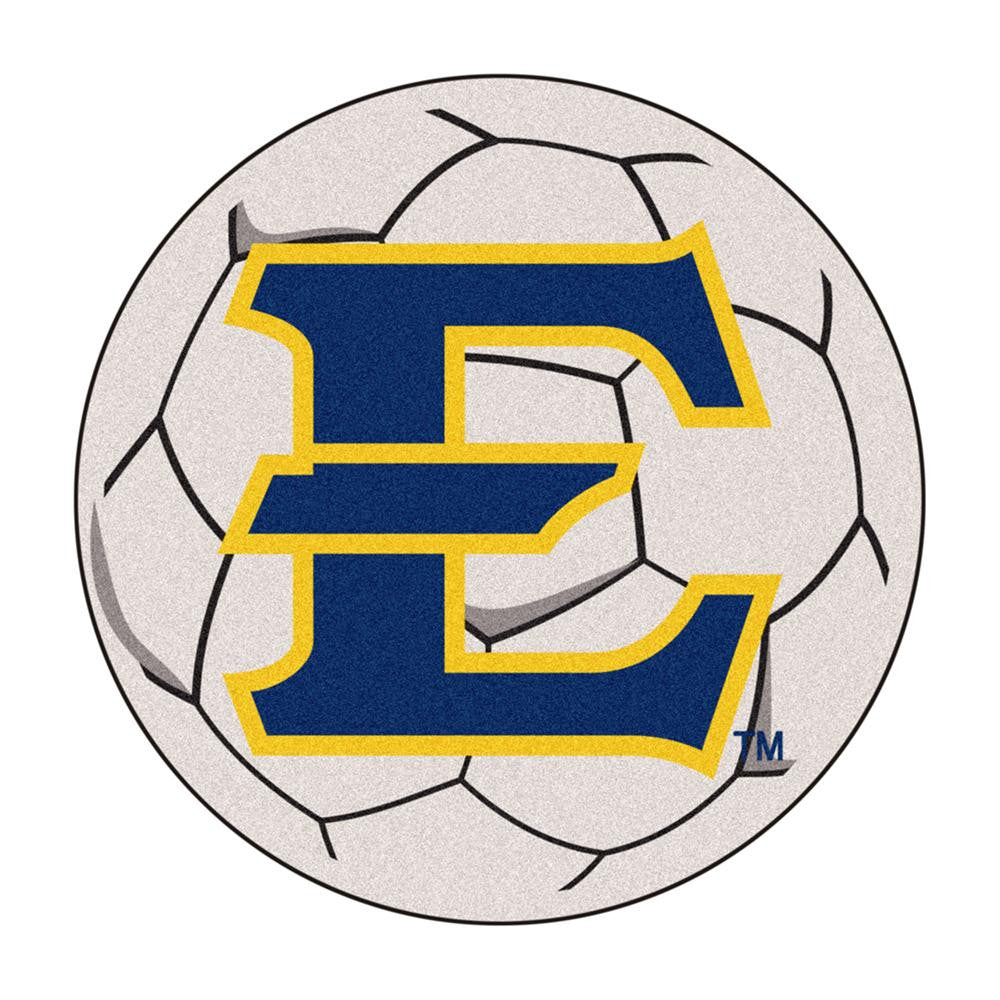 East Tennessee State Buccaneers Ncaa "soccer Ball" Round Floor Mat (29")