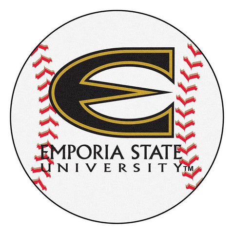 Emporia State University Ncaa  Baseball Round Floor Mat (29")