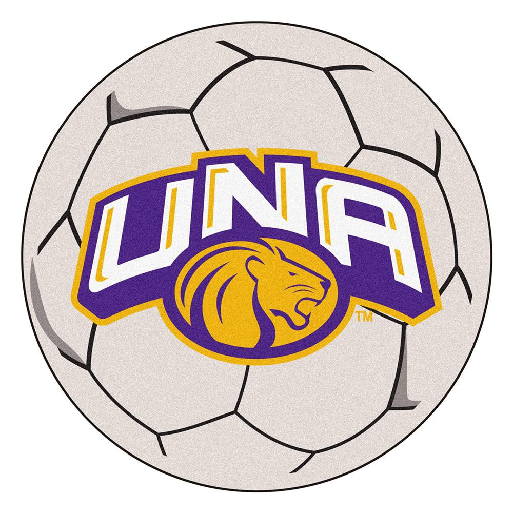 North Alabama Lions Ncaa "soccer Ball" Round Floor Mat (29")
