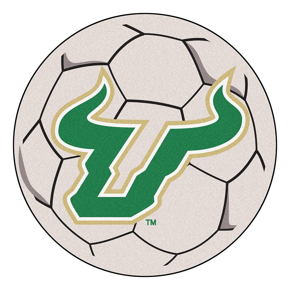 South Florida Bulls Ncaa "soccer Ball" Round Floor Mat (29")