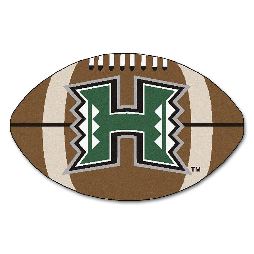 Hawaii Rainbow Warriors Ncaa Football Floor Mat (22"x35")