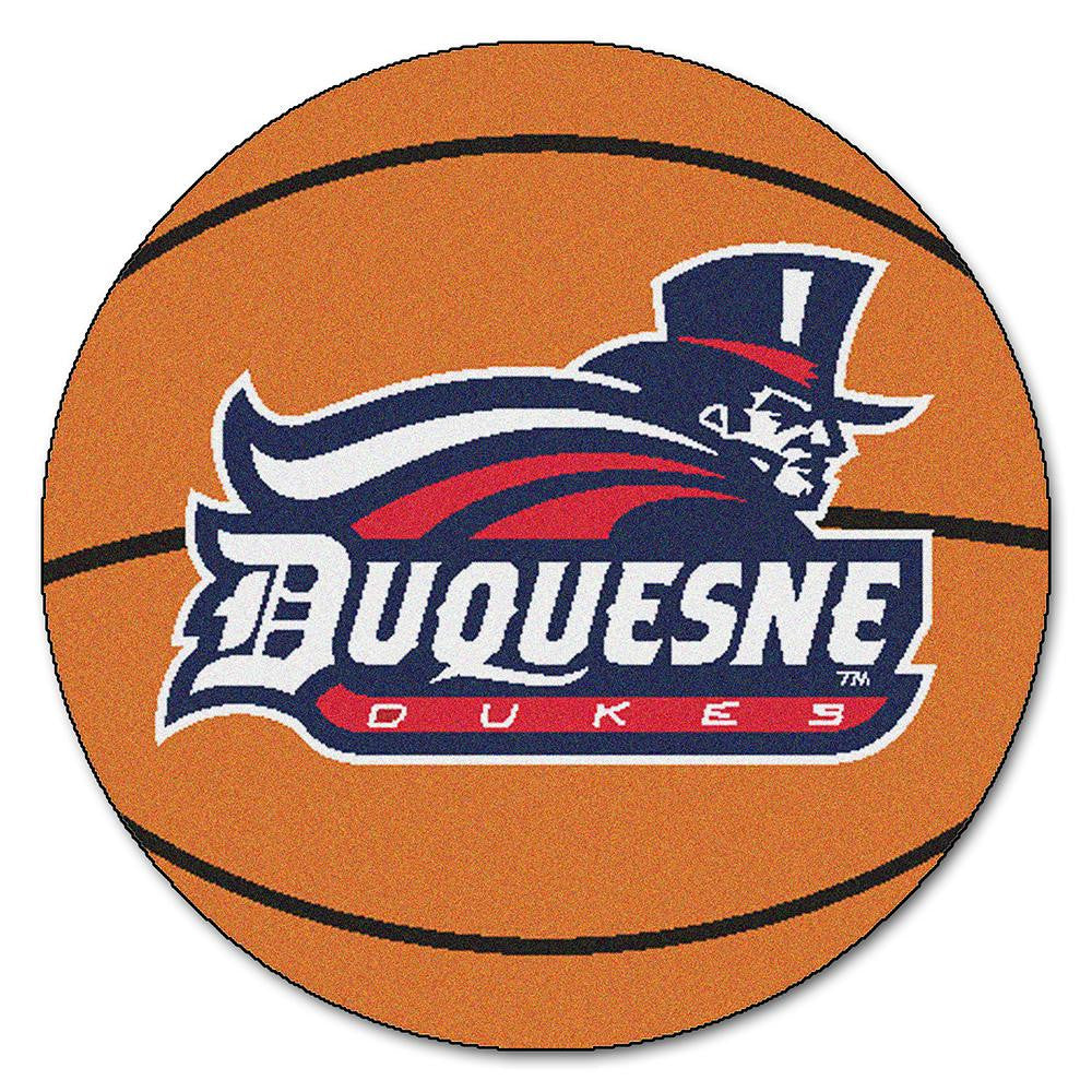 Duquesne Dukes Ncaa "basketball" Round Floor Mat (29")