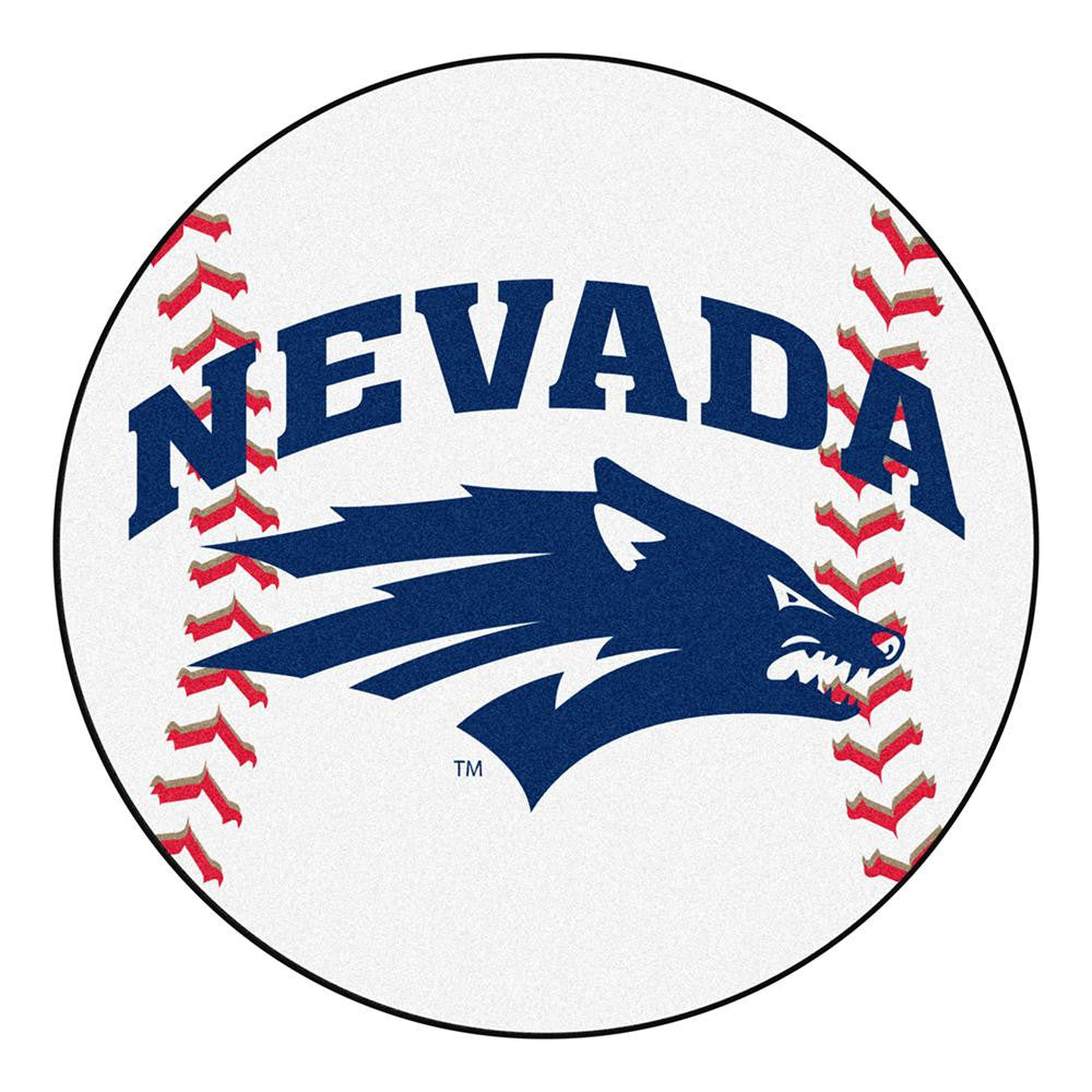 Nevada Reno Wolf Pack Ncaa "baseball" Round Floor Mat (29")