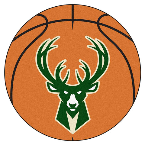 Milwaukee Bucks NBA Basketball Mat (29 diameter)