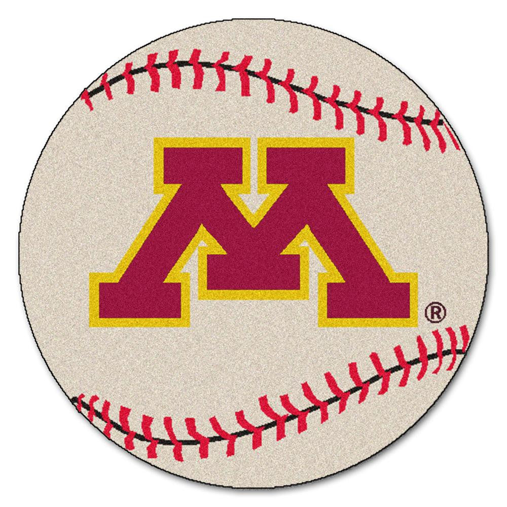 Minnesota Golden Gophers Ncaa "baseball" Round Floor Mat (29")
