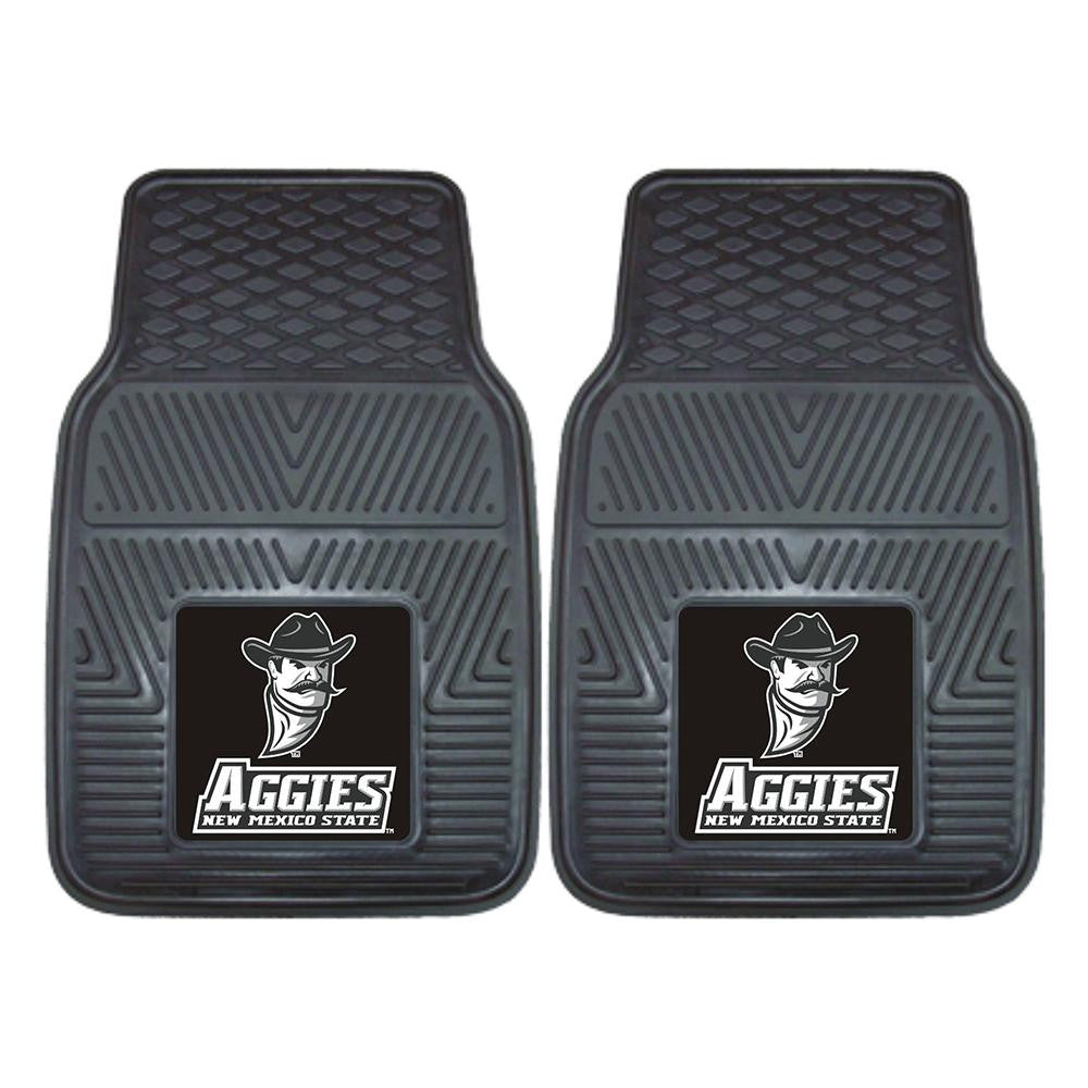 New Mexico State Aggies Ncaa Heavy Duty 2-piece Vinyl Car Mats (18"x27")