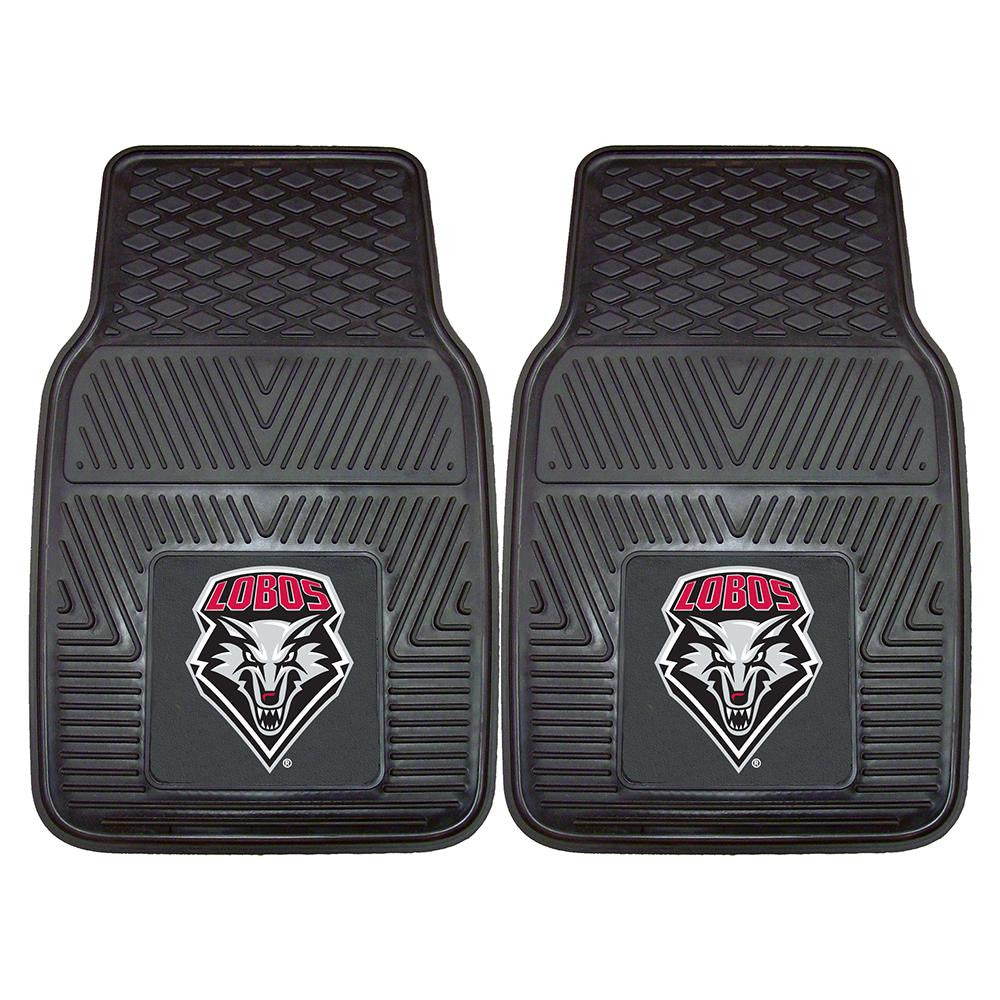 New Mexico Lobos Ncaa Heavy Duty 2-piece Vinyl Car Mats (18"x27")
