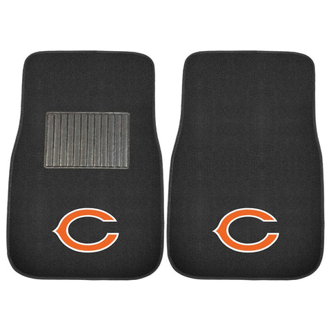 Chicago Bears NFL 2-pc Embroidered Car Mat Set