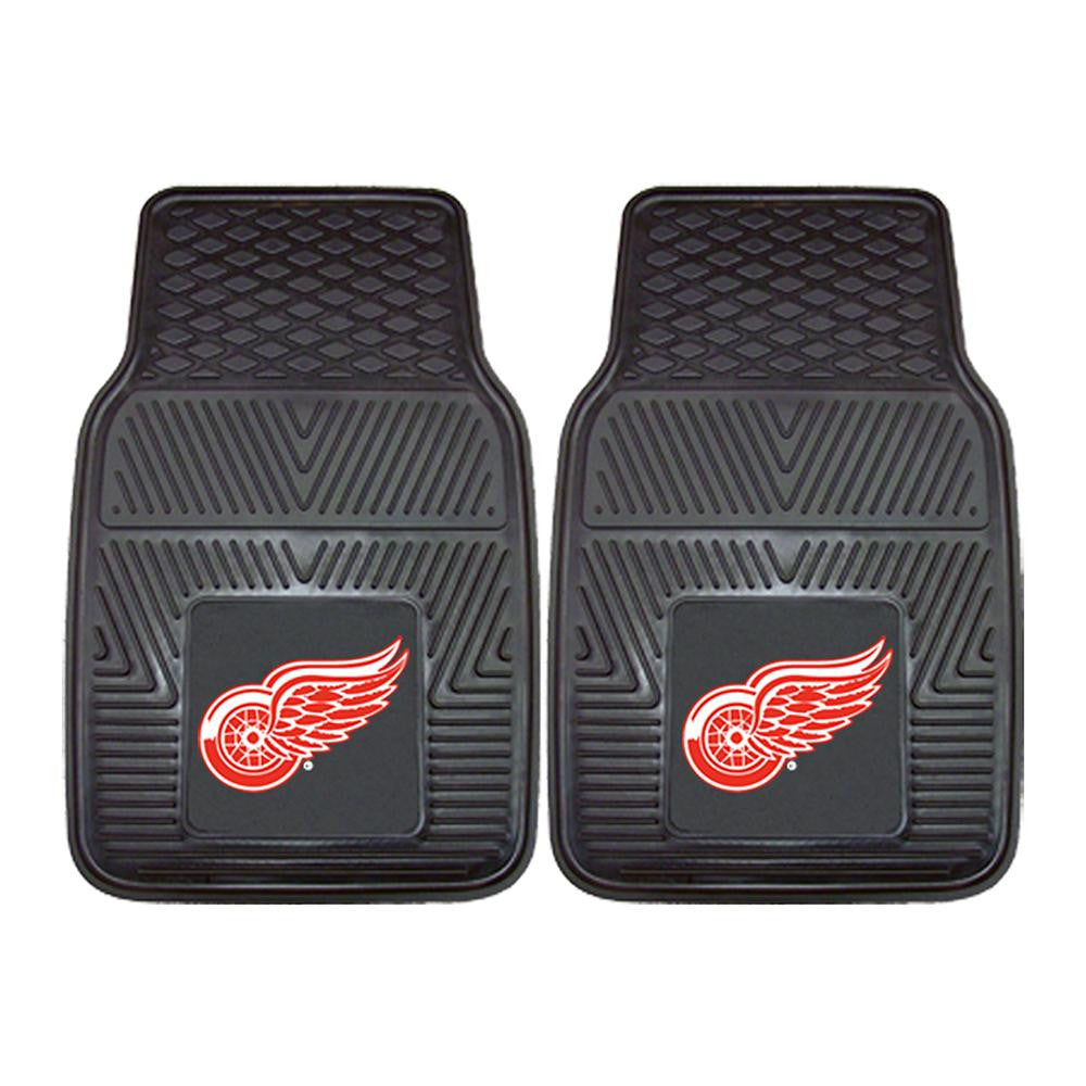 Detroit Red Wings NHL Heavy Duty 2-Piece Vinyl Car Mats (18x27)