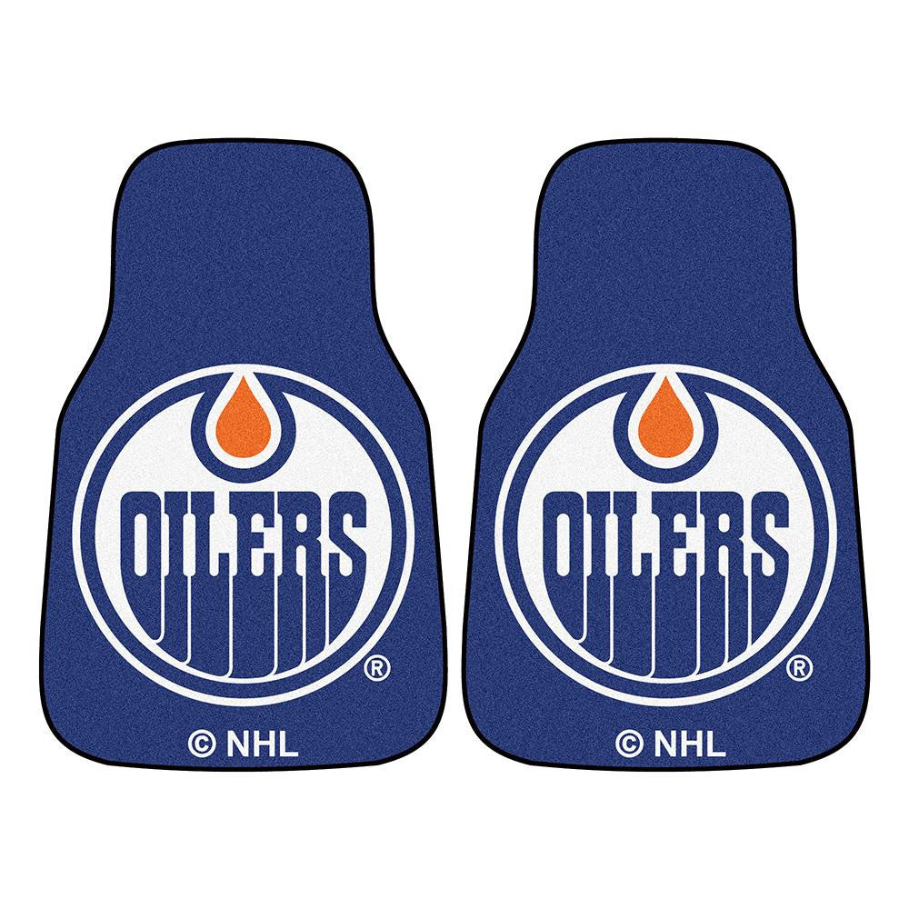Edmonton Oilers NHL 2-Piece Printed Carpet Car Mats (18x27)