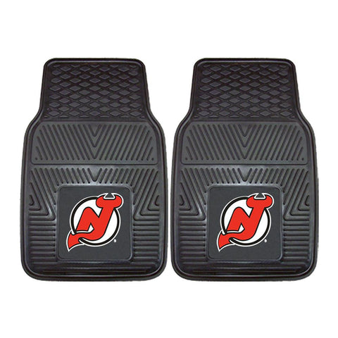 New Jersey Devils NHL Heavy Duty 2-Piece Vinyl Car Mats (18x27)