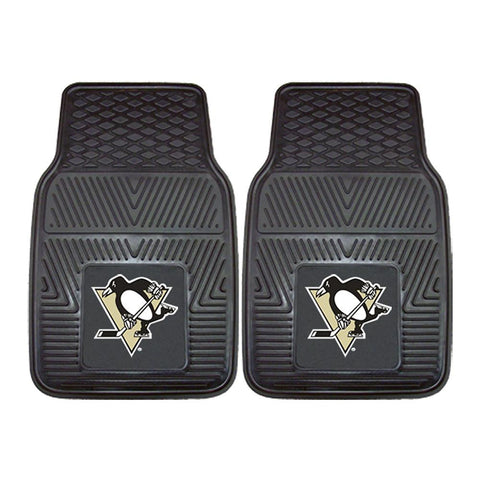 Pittsburgh Penguins NHL Heavy Duty 2-Piece Vinyl Car Mats (18x27)