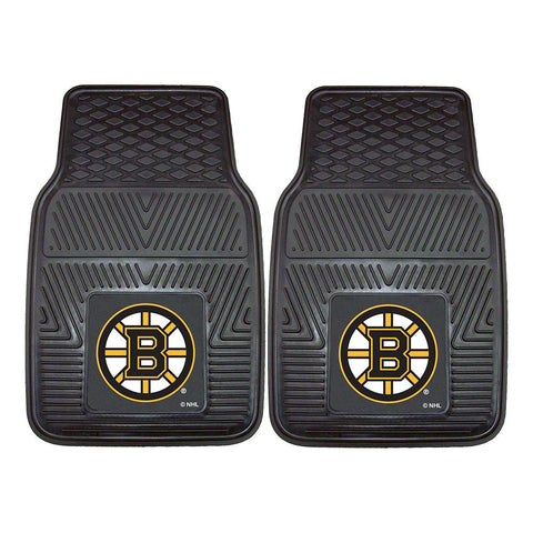 Boston Bruins NHL Heavy Duty 2-Piece Vinyl Car Mats (18x27)