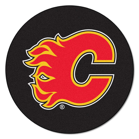 Calgary Flames NHL Puck Mat (29 diameter)