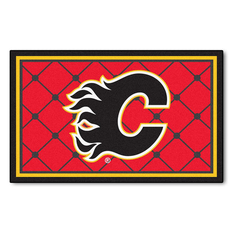 Calgary Flames NHL 4x6 Rug (46x72)