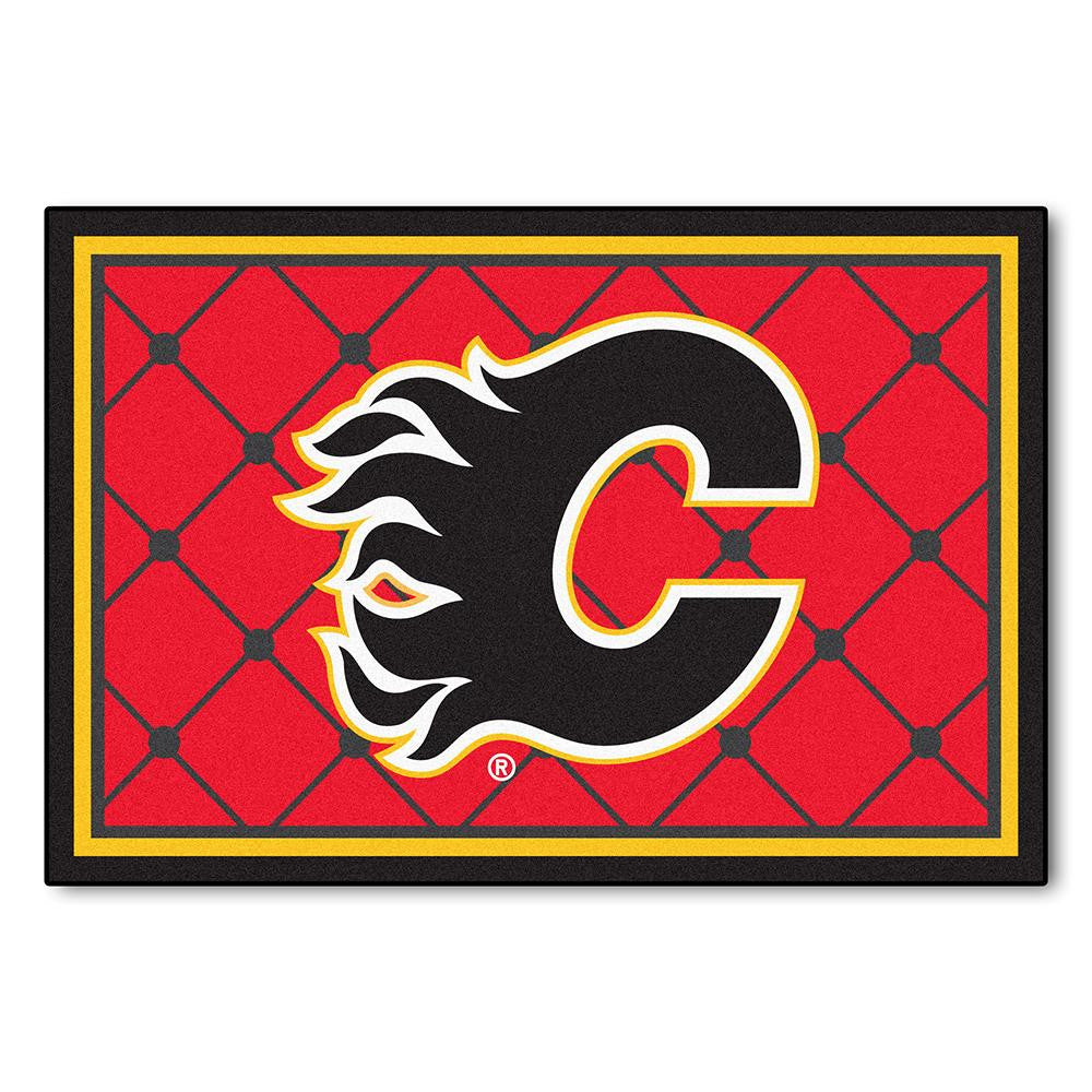 Calgary Flames NHL 5x8 Rug (60x92)