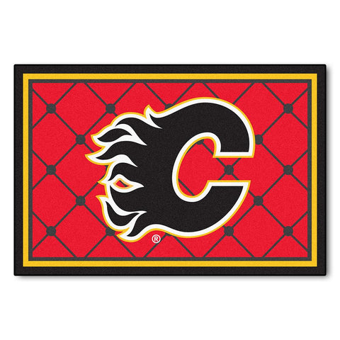 Calgary Flames NHL 5x8 Rug (60x92)
