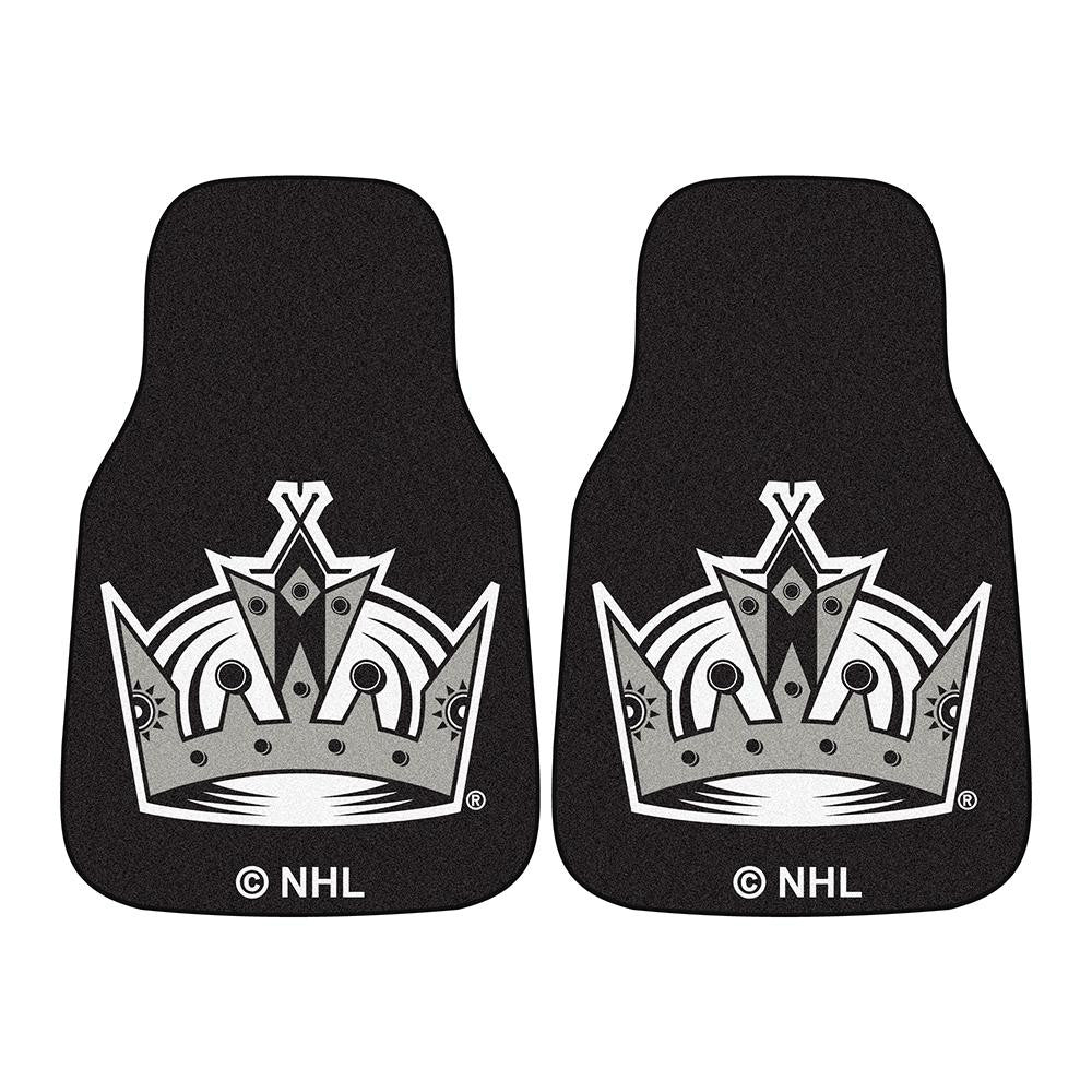 Los Angeles Kings NHL 2-Piece Printed Carpet Car Mats (18x27)