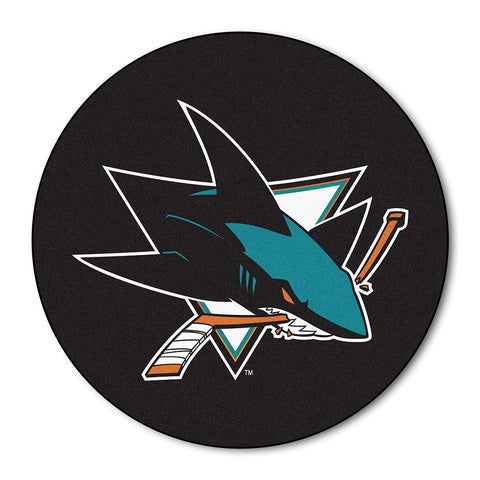 San Jose Sharks NHL Puck Mat (29 diameter)