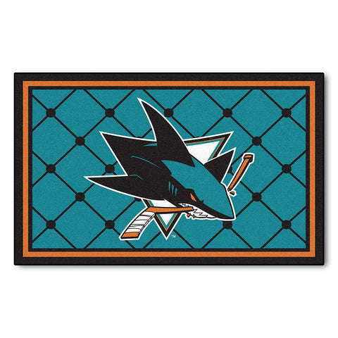 San Jose Sharks NHL 4x6 Rug (46x72)