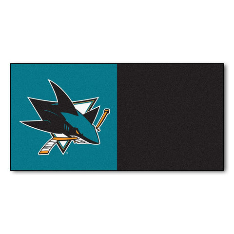 San Jose Sharks NHL Team Logo Carpet Tiles