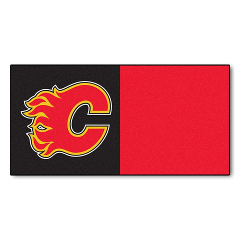 Calgary Flames NHL Team Logo Carpet Tiles