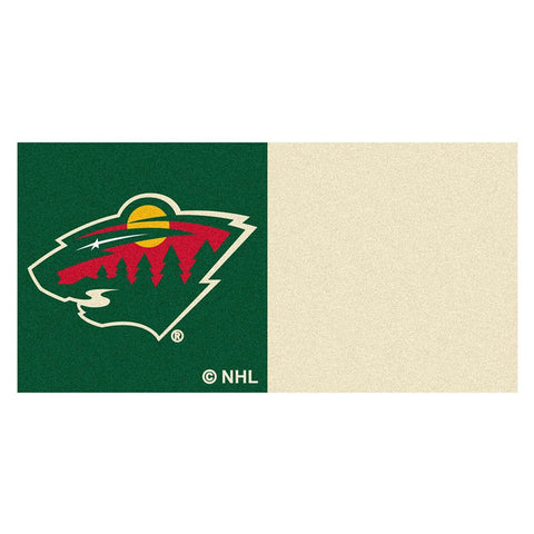 Minnesota Wild NHL Team Logo Carpet Tiles