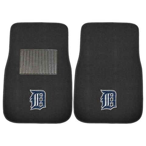 Detroit Tigers MLB 2-pc Embroidered Car Mat Set