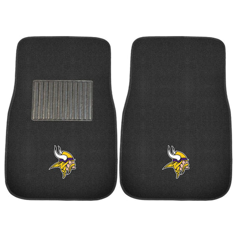 Minnesota Vikings NFL 2-pc Embroidered Car Mat Set