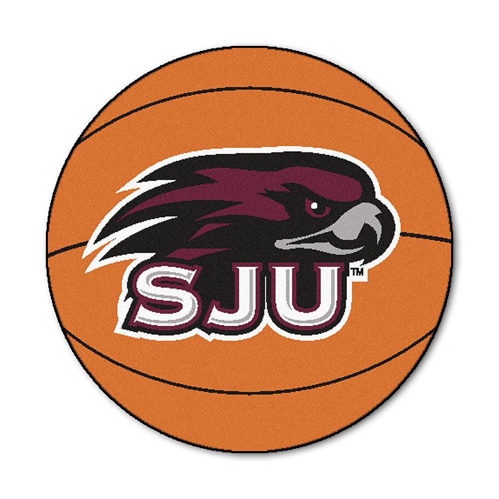 Saint Joseph's Hawks Ncaa "basketball" Round Floor Mat (29")