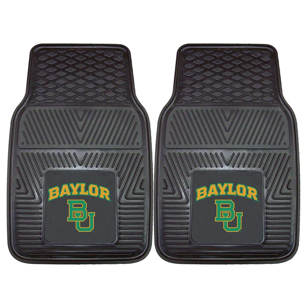 Baylor Bears Ncaa Heavy Duty 2-piece Vinyl Car Mats (18"x27")