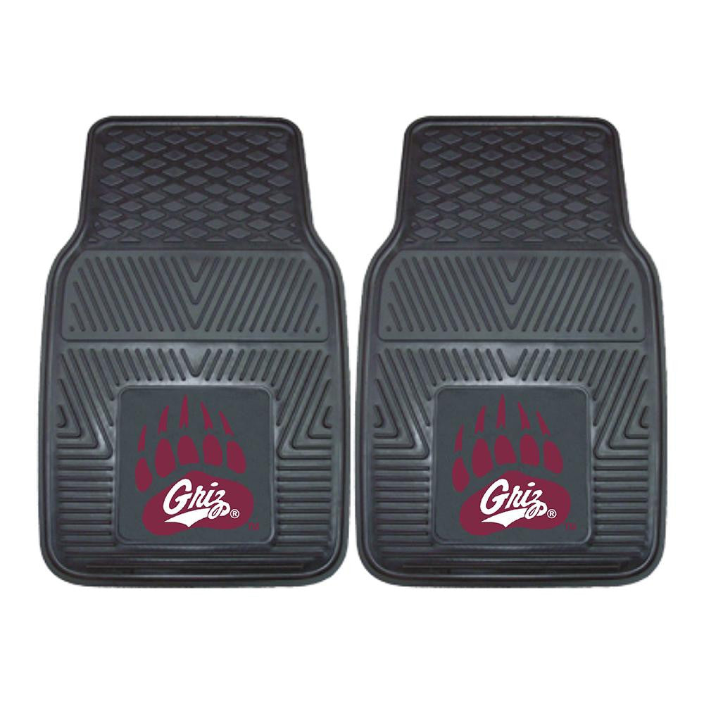 Montana Grizzlies Ncaa Heavy Duty 2-piece Vinyl Car Mats (18"x27")