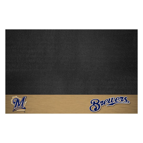 Milwaukee Brewers MLB Vinyl Grill Mat